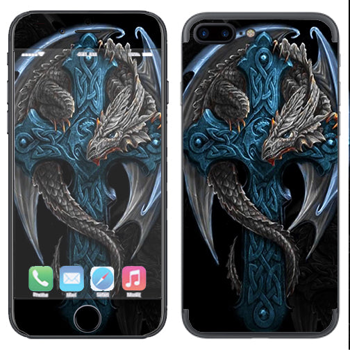  Dragon On Cross Apple  iPhone 7+ Plus / iPhone 8+ Plus Skin