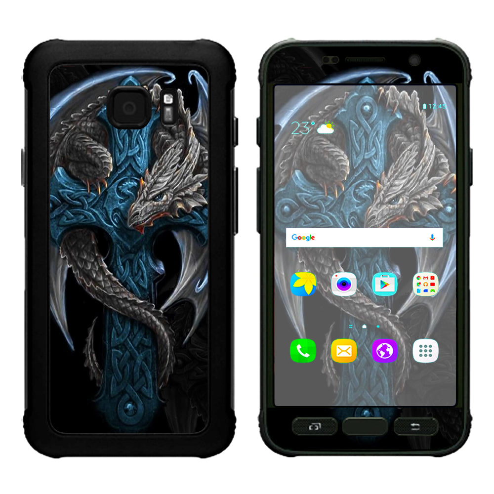  Dragon On Cross Samsung Galaxy S7 Active Skin