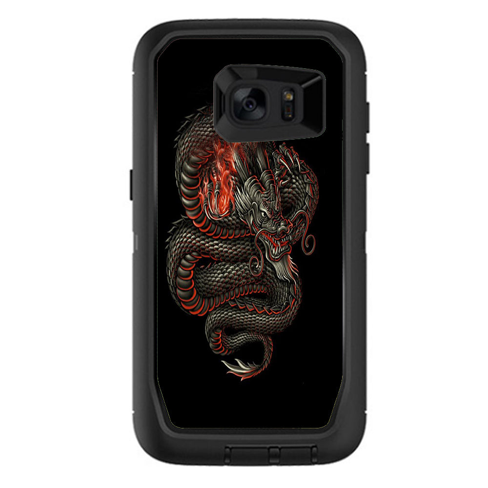  Dragon Snake Serpant Otterbox Defender Samsung Galaxy S7 Edge Skin