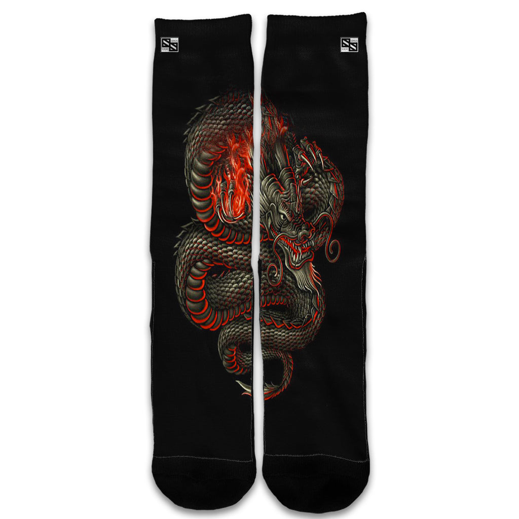  Dragon Snake Serpant Universal Socks