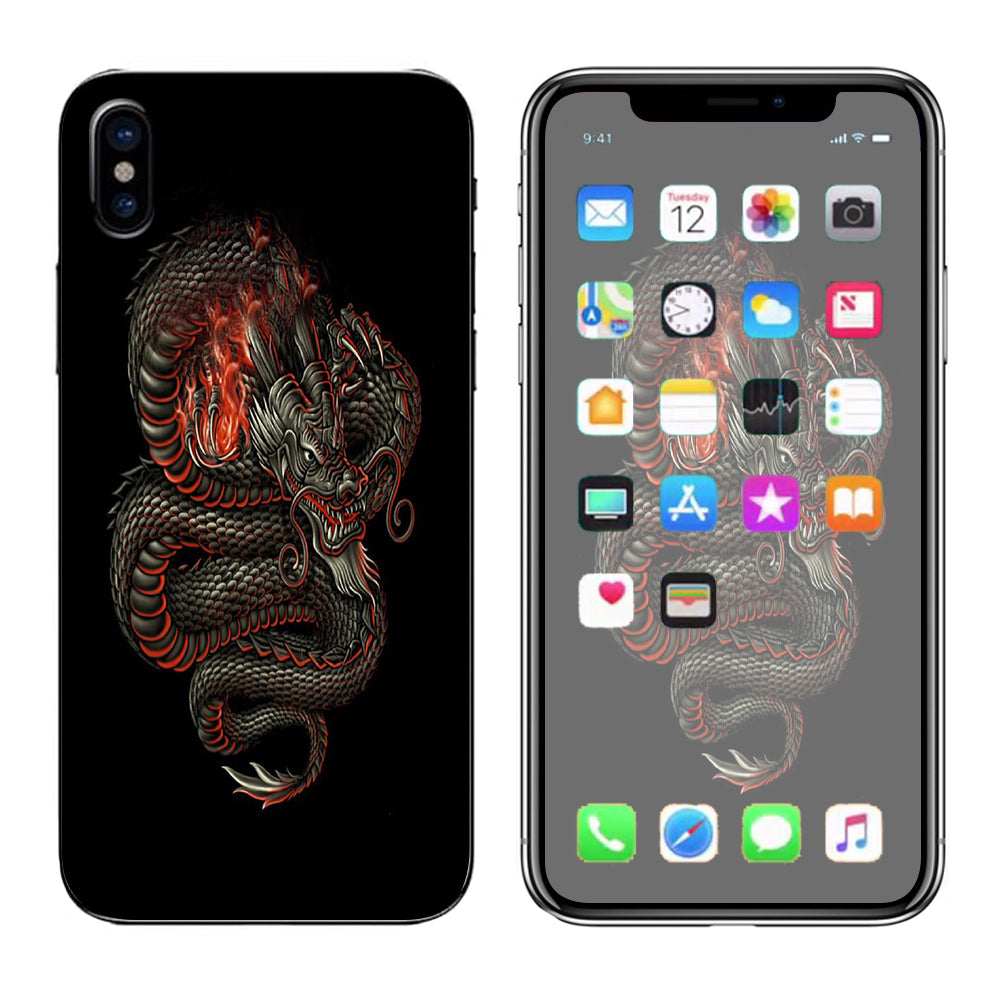  Dragon Snake Serpant Apple iPhone X Skin