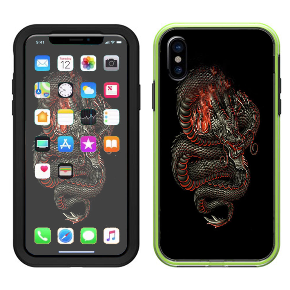  Dragon Snake Serpant Lifeproof Slam Case iPhone X Skin
