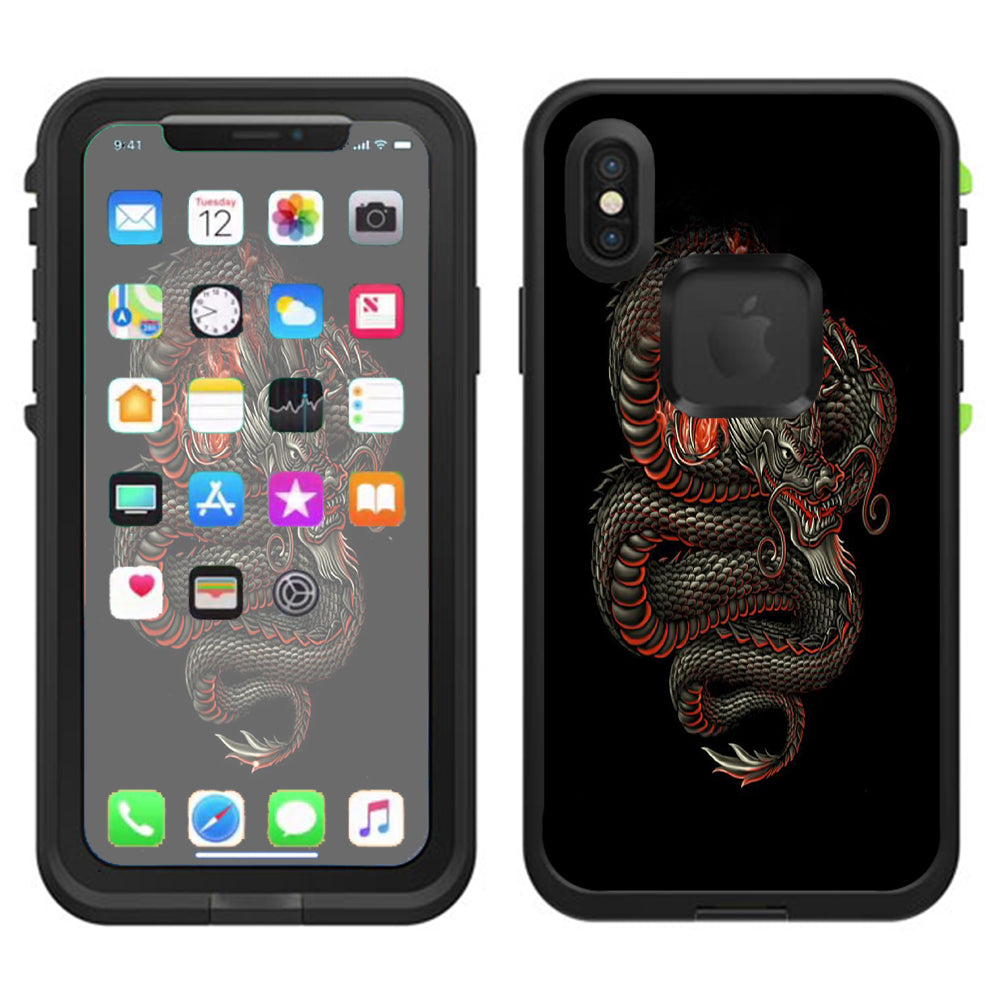  Dragon Snake Serpant Lifeproof Fre Case iPhone X Skin