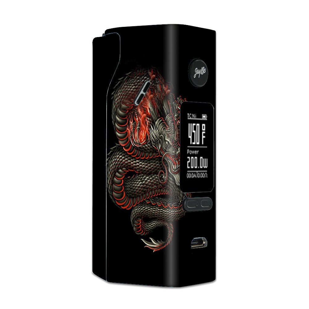  Dragon Snake Serpant Wismec Reuleaux RX 2/3 combo kit Skin