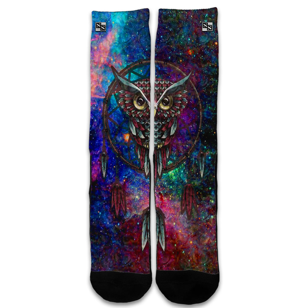  Dreamcatcher Owl In Color Universal Socks