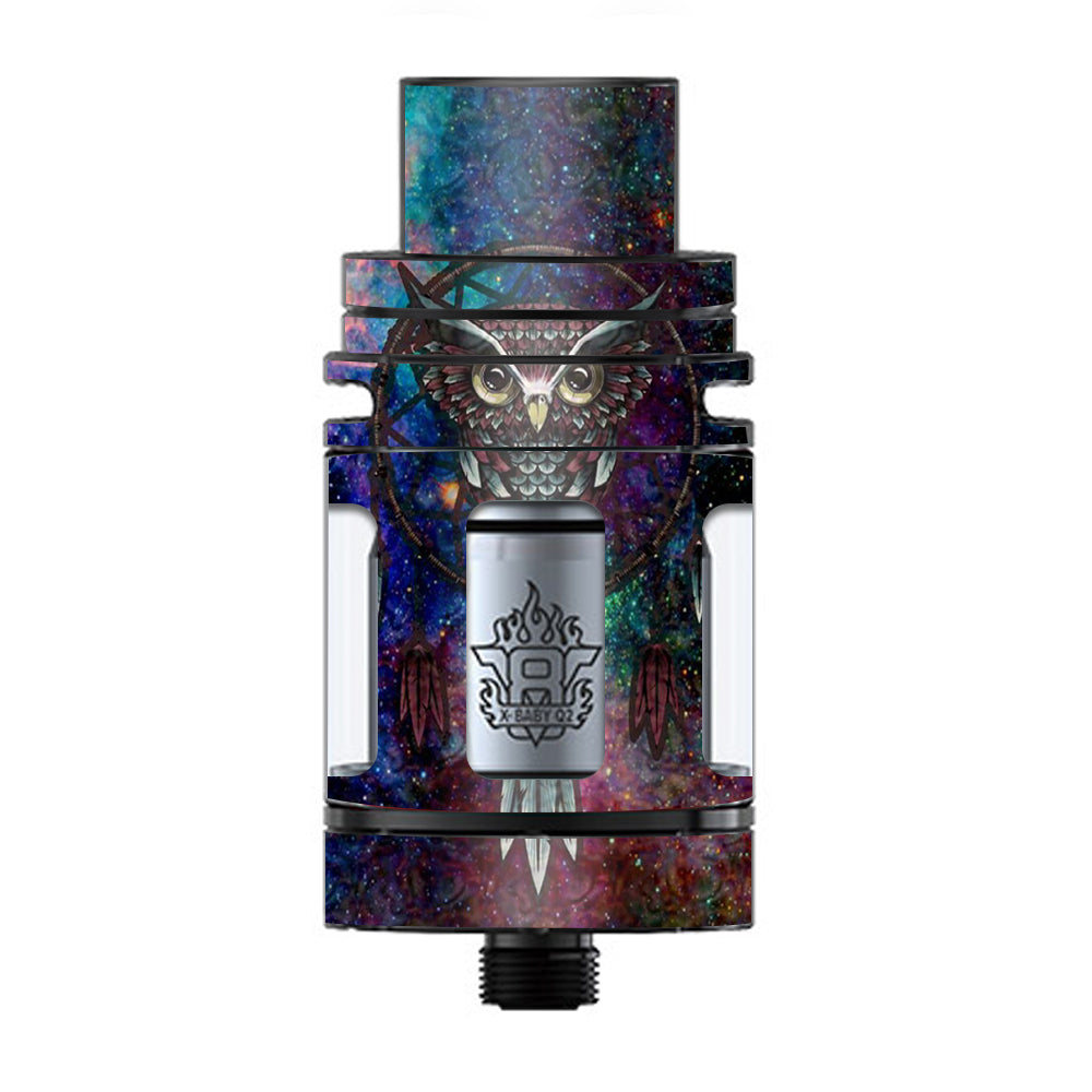  Dreamcatcher Owl In Color TFV8 X-baby Tank Smok Skin