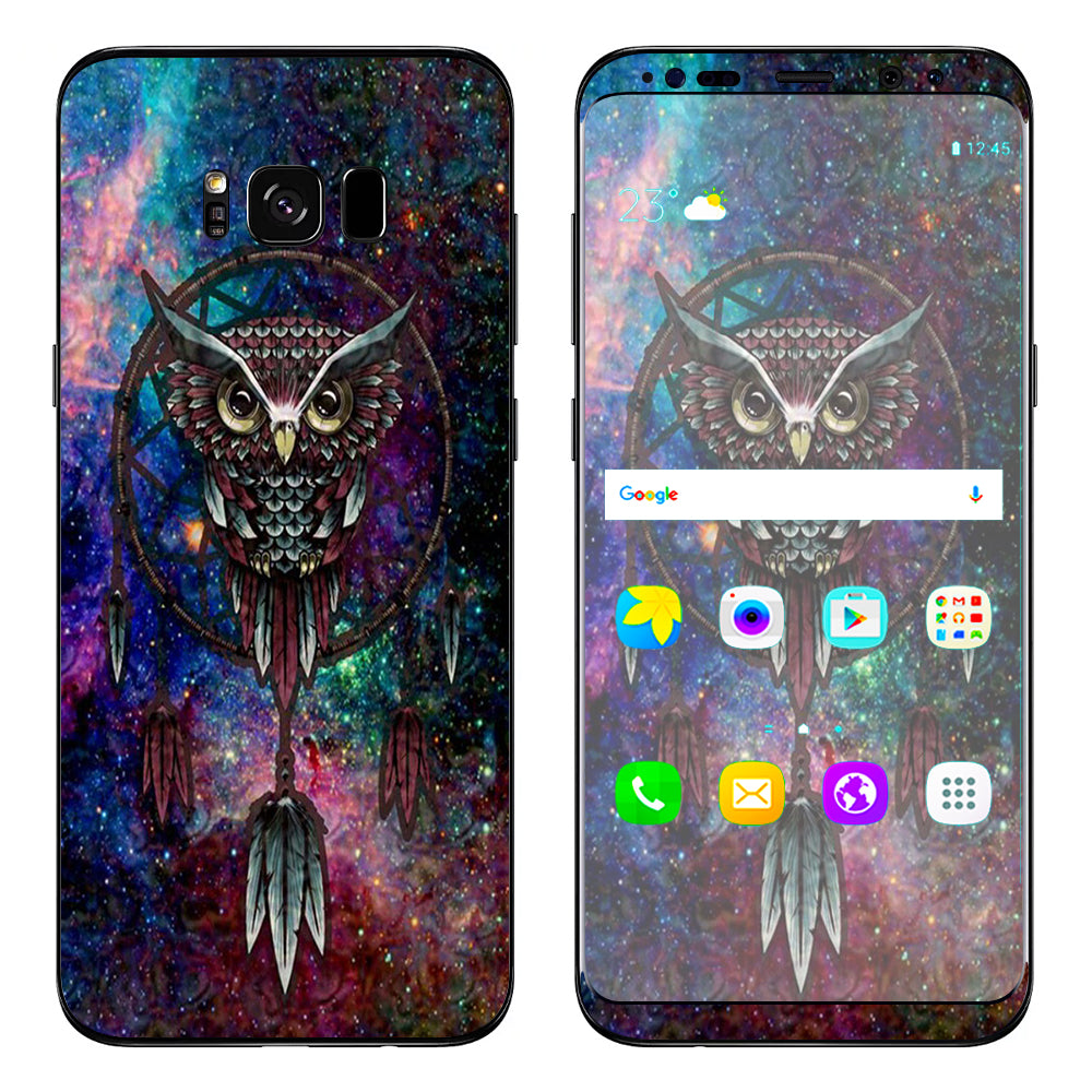  Dreamcatcher Owl In Color Samsung Galaxy S8 Skin