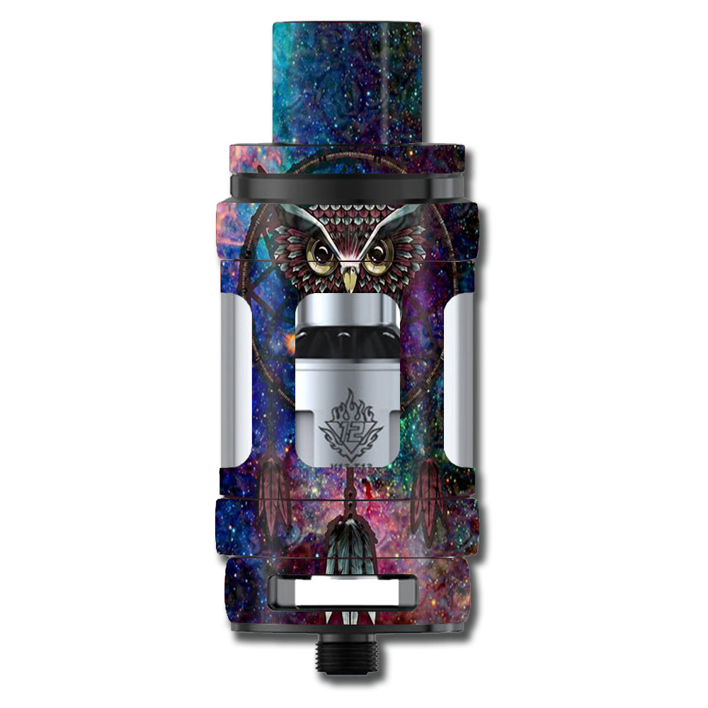  Dreamcatcher Owl In Color Smok TFV12 Tank Skin