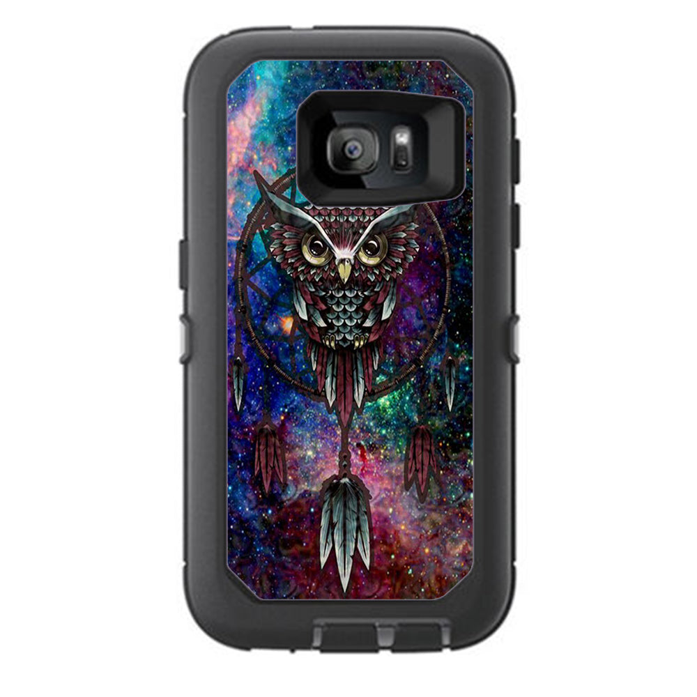  Dreamcatcher Owl In Color Otterbox Defender Samsung Galaxy S7 Skin