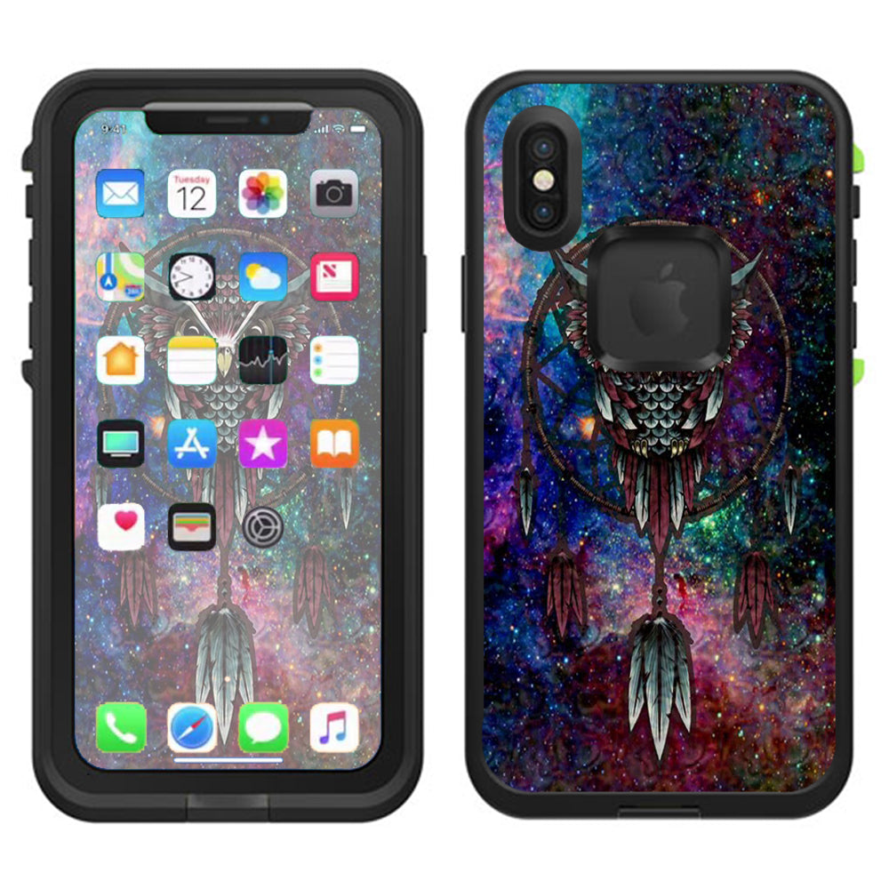  Dreamcatcher Owl In Color Lifeproof Fre Case iPhone X Skin