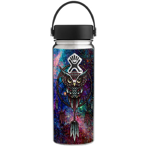 Dreamcatcher Owl In Color Hydroflask 18oz Wide Mouth Skin
