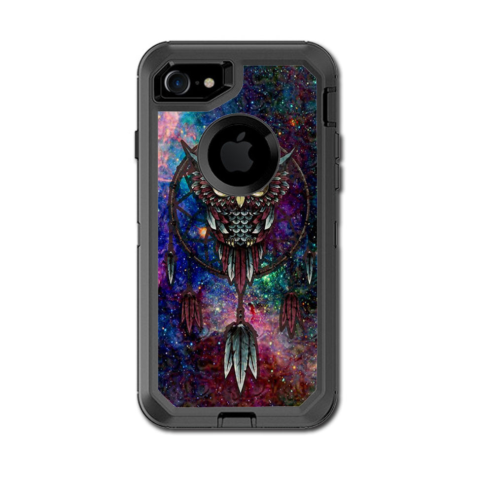  Dreamcatcher Owl In Color Otterbox Defender iPhone 7 or iPhone 8 Skin