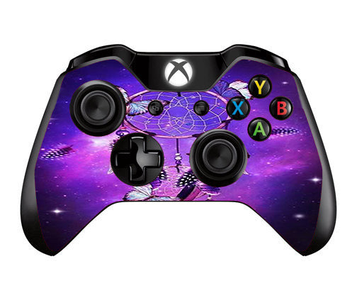  Dreamcatcher Butterflies Purple Microsoft Xbox One Controller Skin