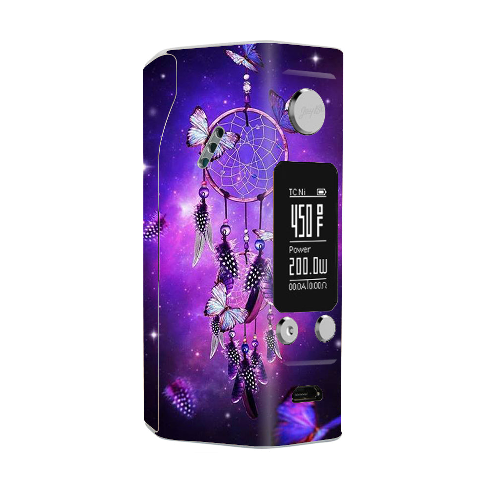  Dreamcatcher Butterflies Purple Wismec Reuleaux RX200S Skin