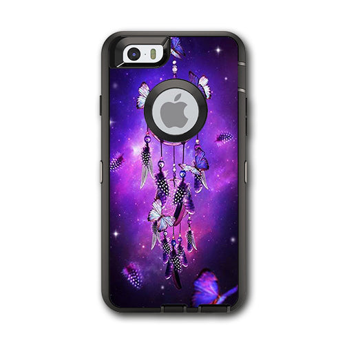  Dreamcatcher Butterflies Purple Otterbox Defender iPhone 6 Skin