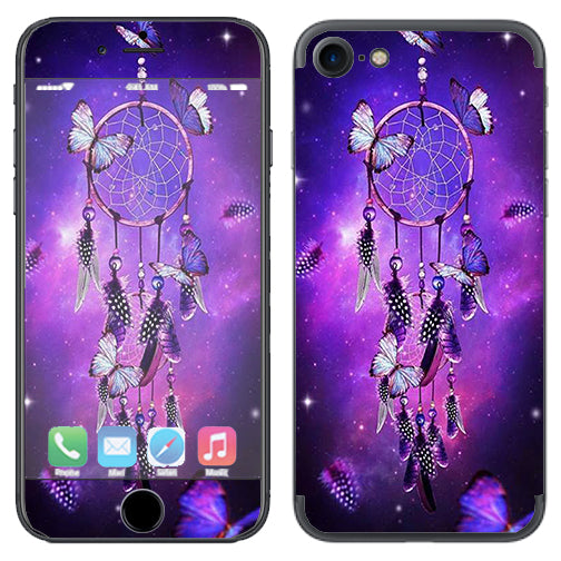  Dreamcatcher Butterflies Purple Apple iPhone 7 or iPhone 8 Skin