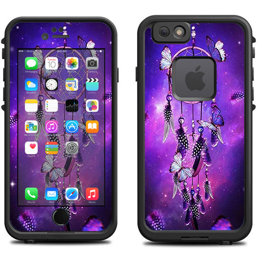  Dreamcatcher Butterflies Purple Lifeproof Fre iPhone 6 Skin