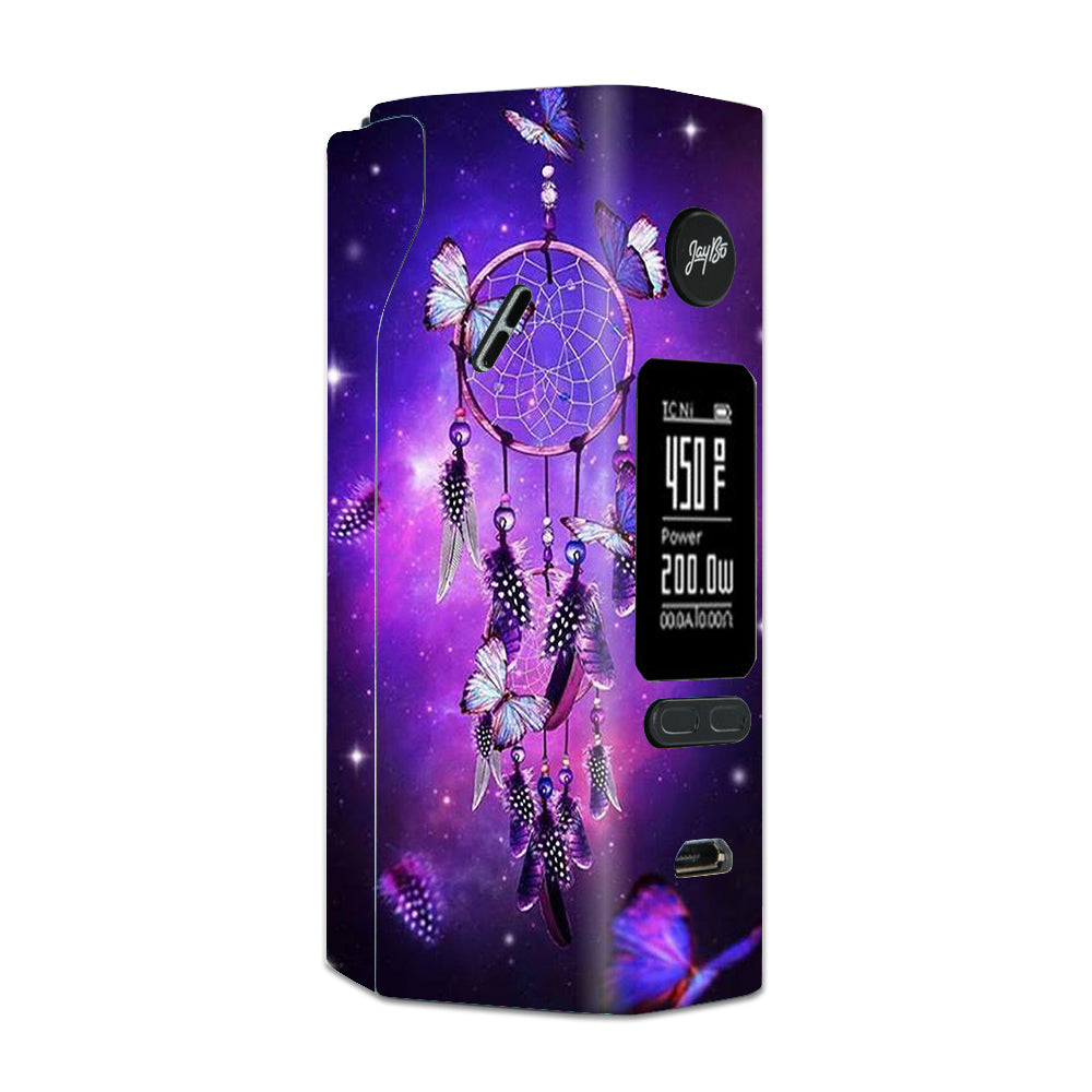  Dreamcatcher Butterflies Purple Wismec Reuleaux RX 2/3 combo kit Skin
