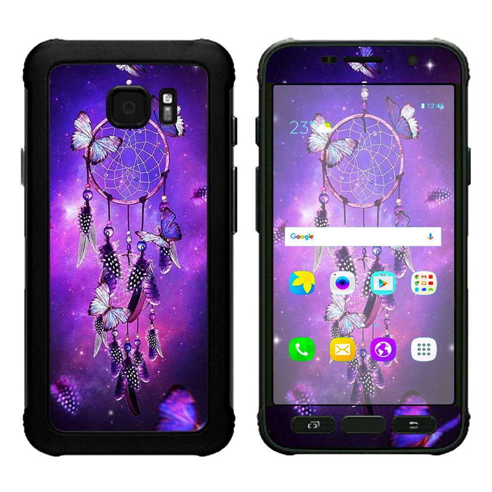  Dreamcatcher Butterflies Purple Samsung Galaxy S7 Active Skin