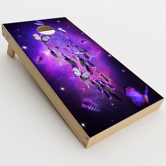  Dreamcatcher Butterflies Purple Cornhole Game Boards  Skin