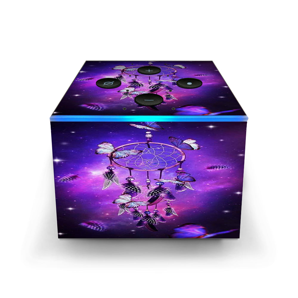  Dreamcatcher Butterflies Purple Amazon Fire TV Cube Skin