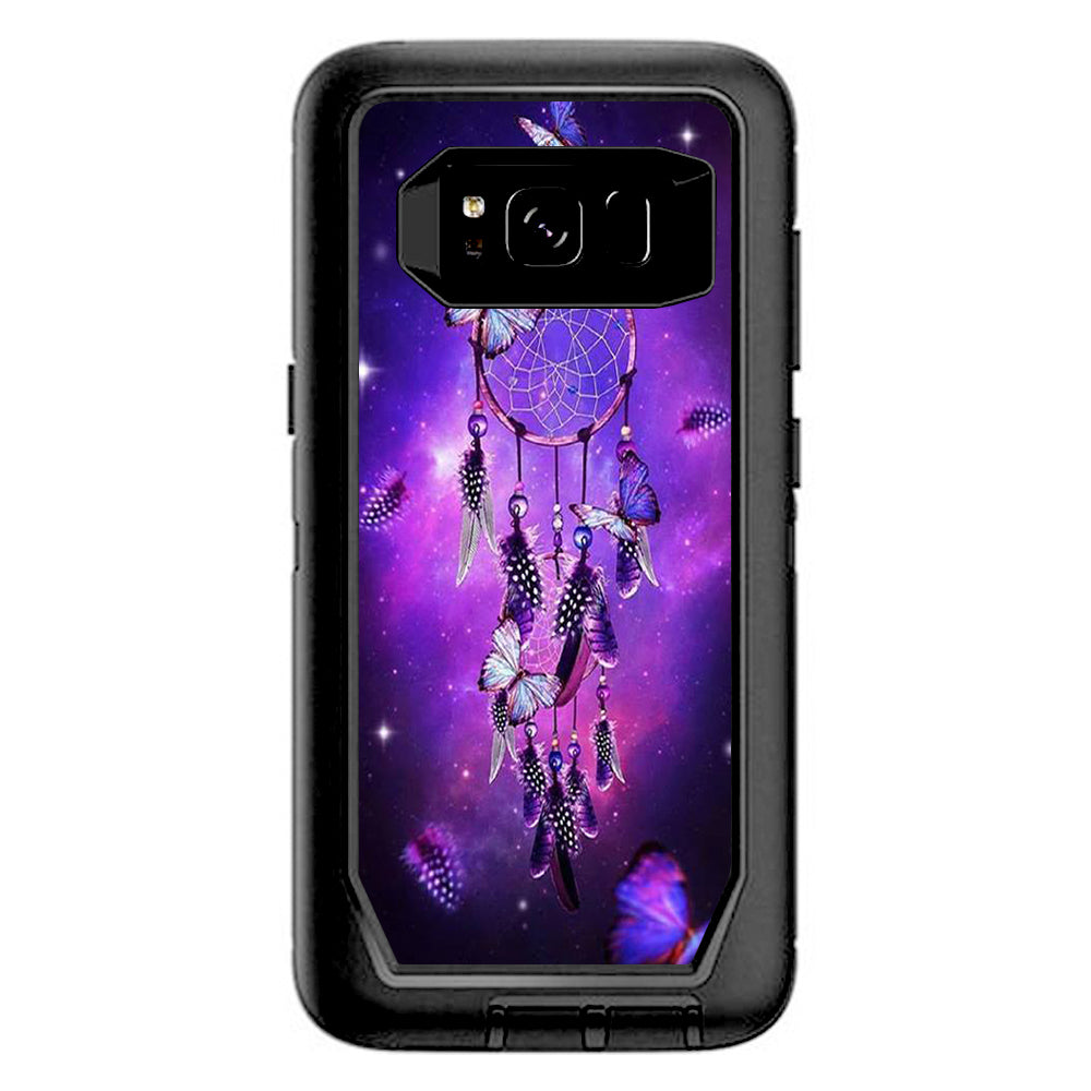  Dreamcatcher Butterflies Purple Otterbox Defender Samsung Galaxy S8 Skin