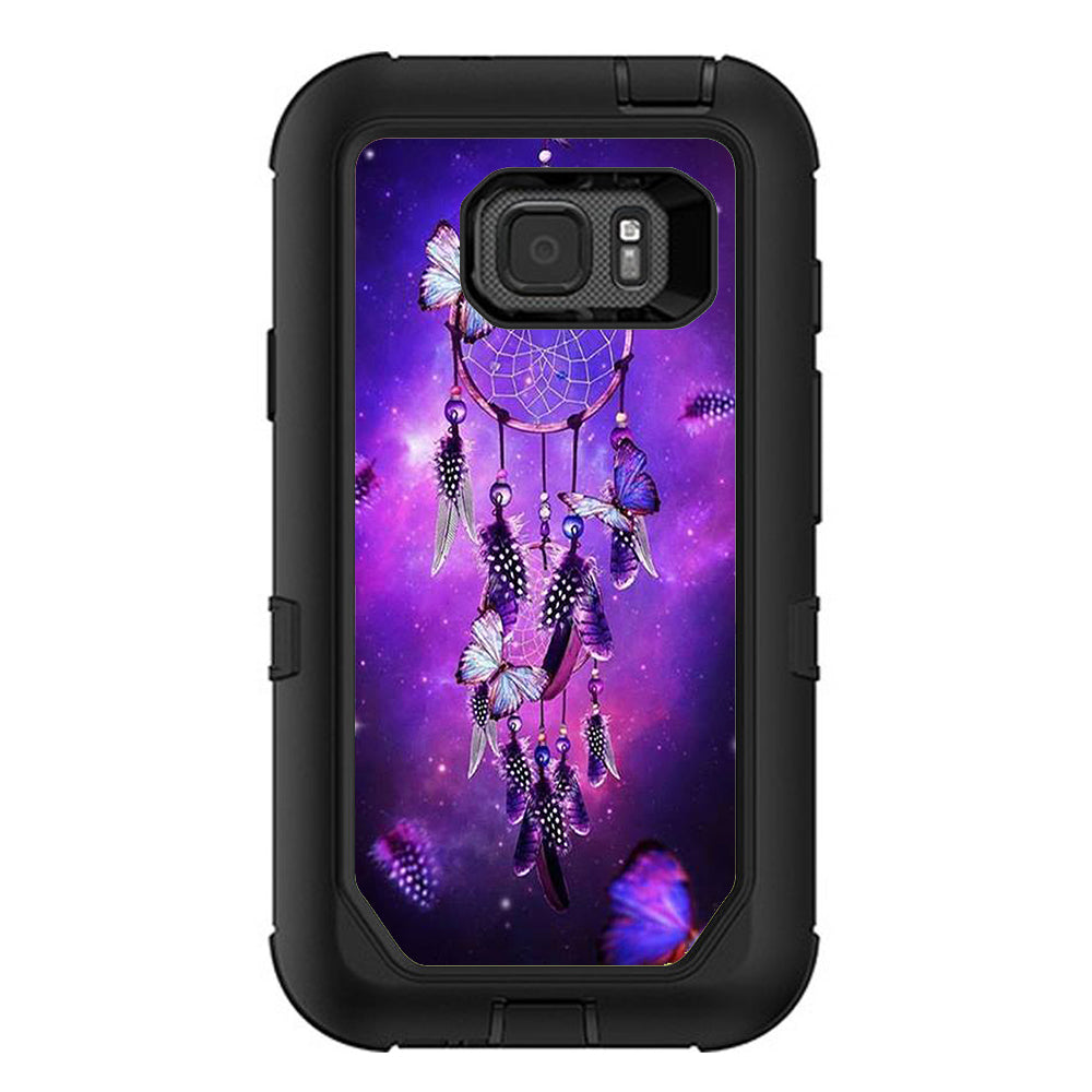  Dreamcatcher Butterflies Purple Otterbox Defender Samsung Galaxy S7 Active Skin