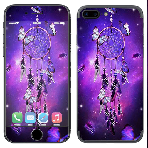  Dreamcatcher Butterflies Purple Apple  iPhone 7+ Plus / iPhone 8+ Plus Skin