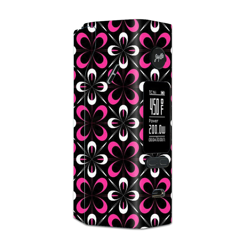  Abstract Pink Black Pattern Wismec Reuleaux RX 2/3 combo kit Skin