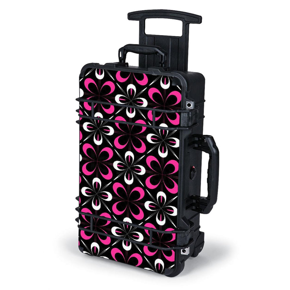  Abstract Pink Black Pattern Pelican Case 1510 Skin