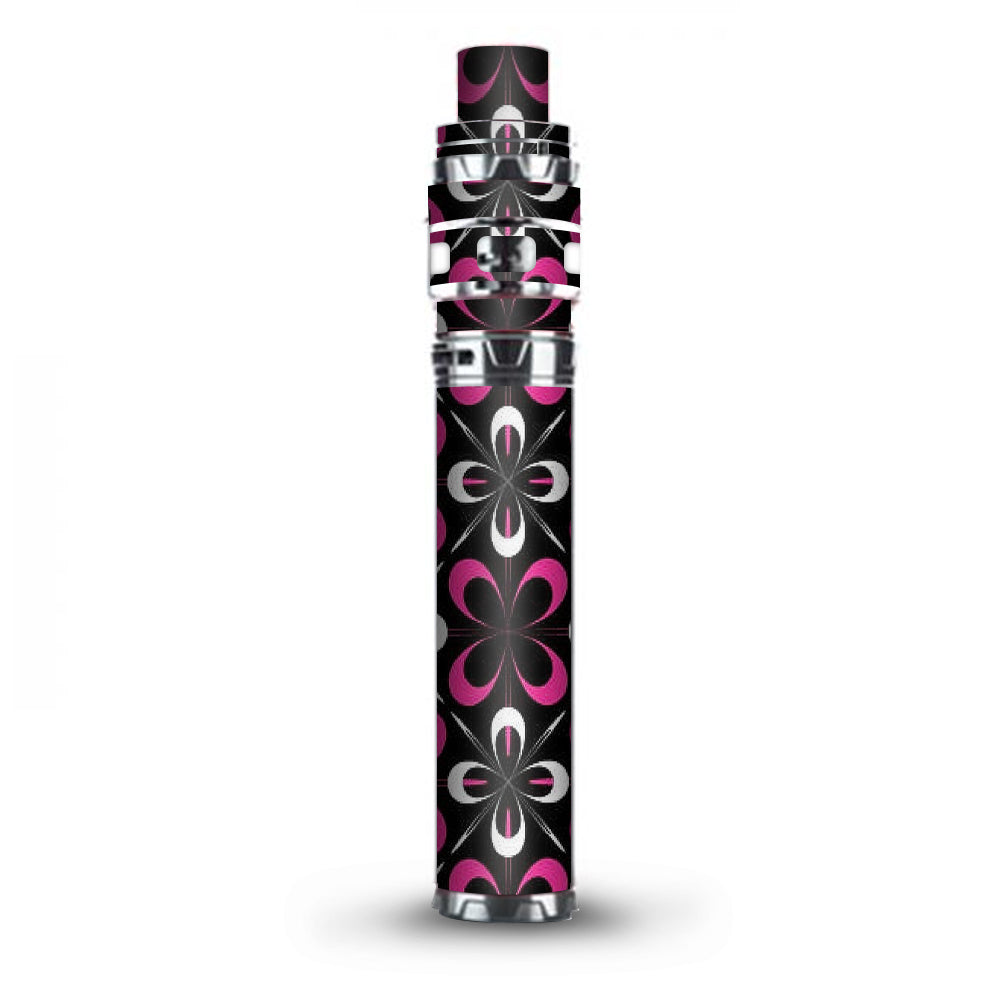  Abstract Pink Black Pattern Stick Prince TFV12 Smok Skin