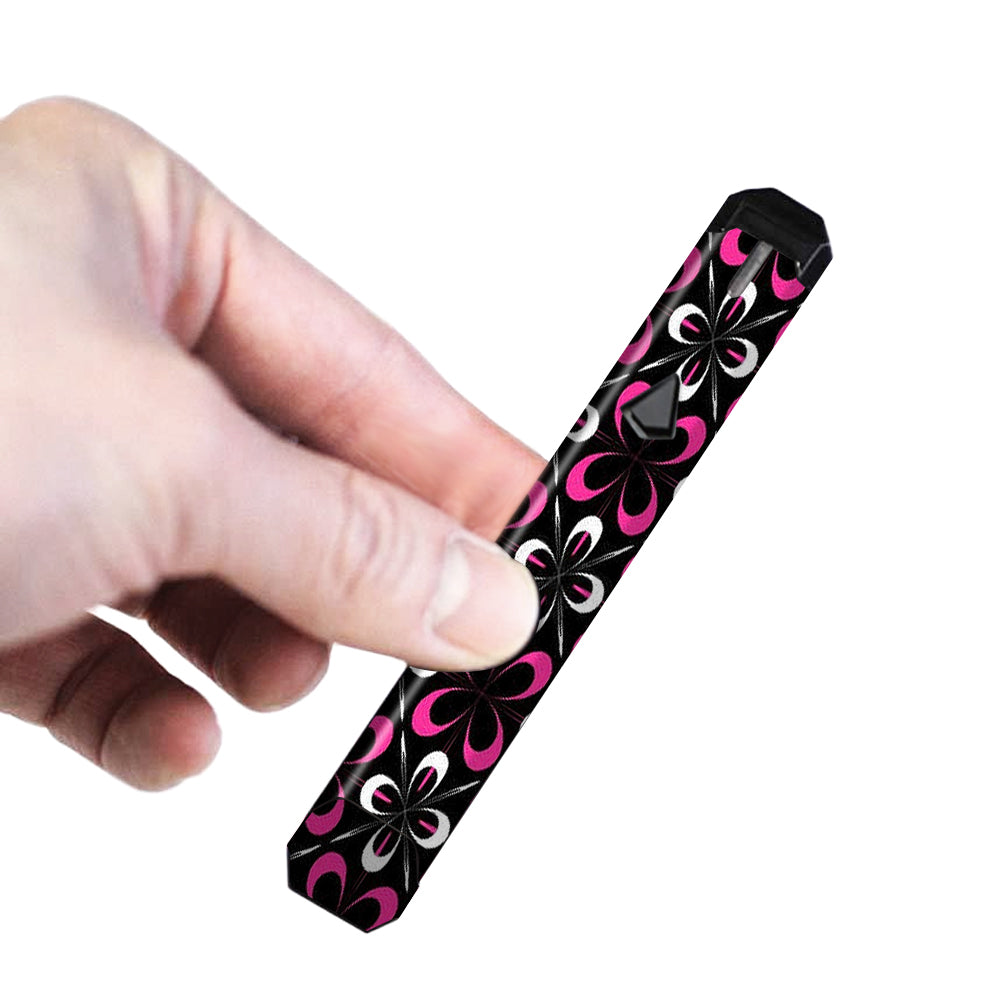  Abstract Pink Black Pattern Limitless Pulse Ply Rock Skin