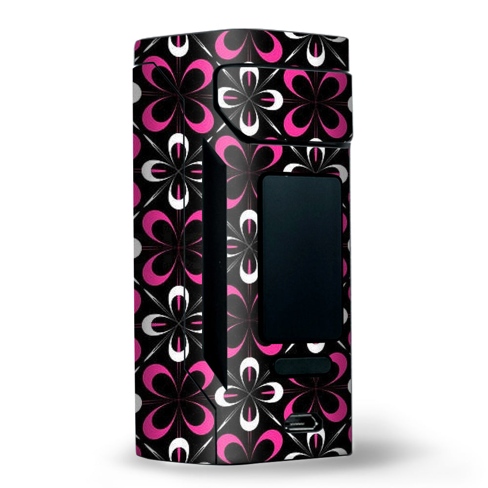 Abstract Pink Black Pattern Wismec RX2 20700 Skin