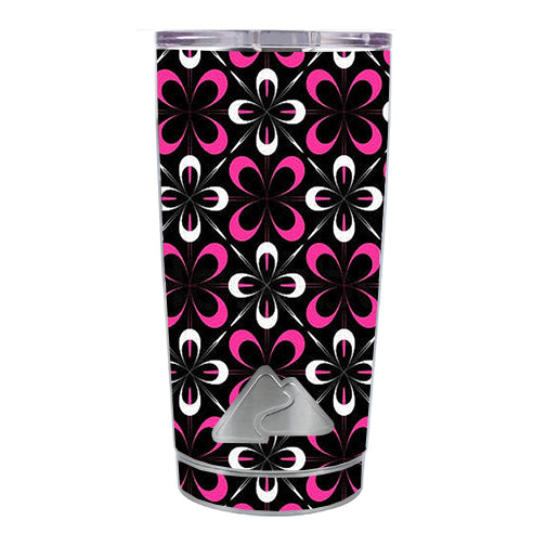  Abstract Pink Black Pattern Ozark Trail 20oz Tumbler Skin