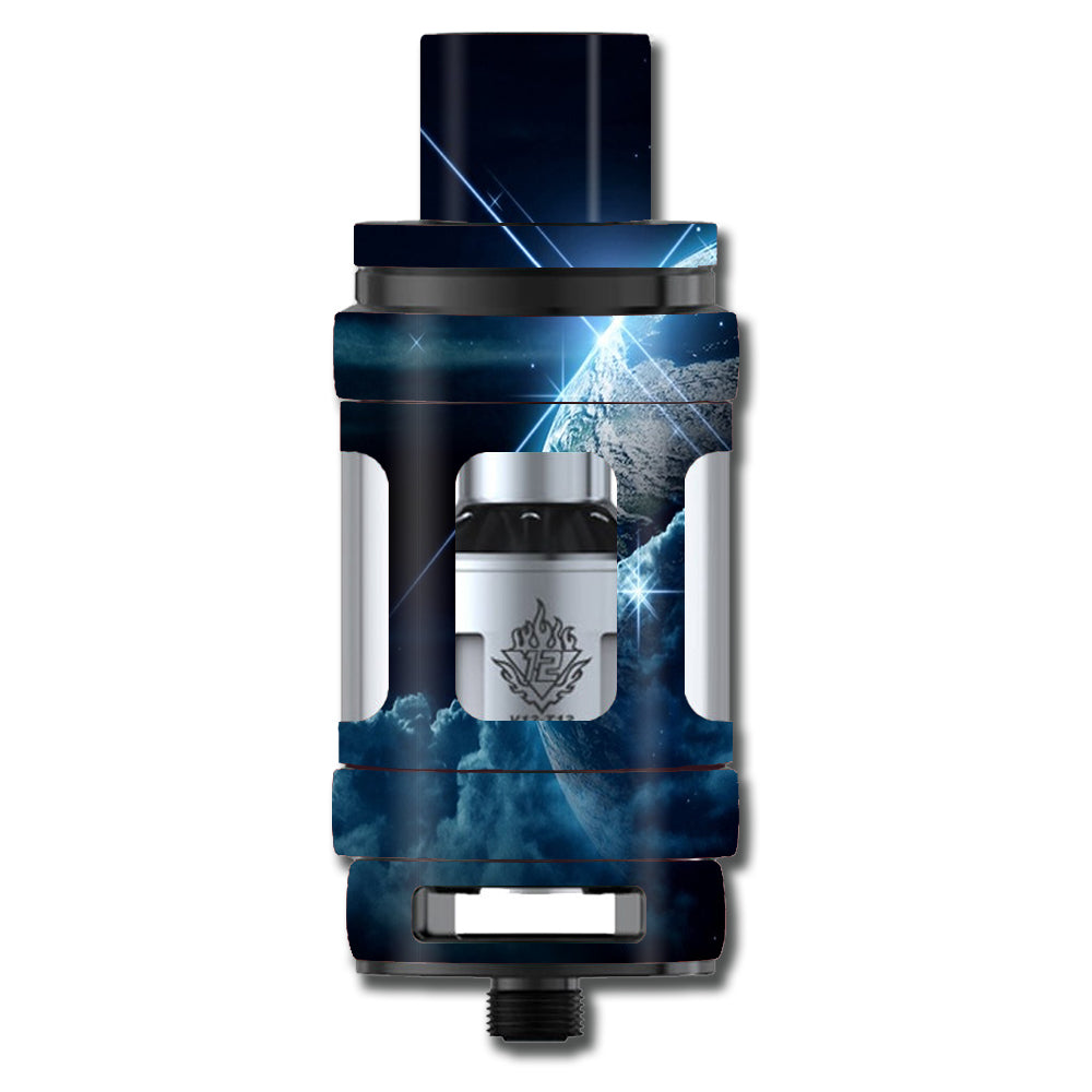  Earth Wrapped In Clouds Smok TFV12 Tank Skin