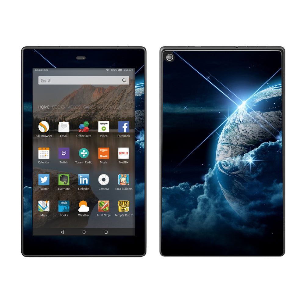  Earth Wrapped In Clouds Amazon Fire HD 8 Skin