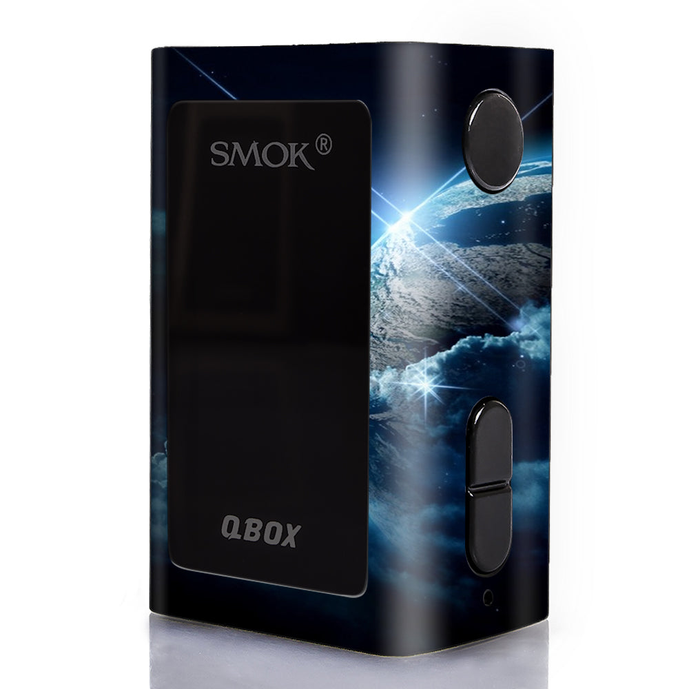  Earth Wrapped In Clouds Smok Q-Box Skin