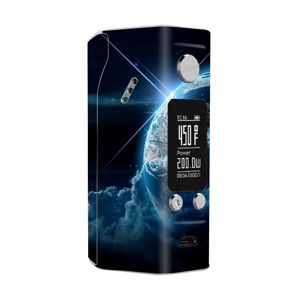  Earth Wrapped In Clouds Wismec Reuleaux RX200S Skin