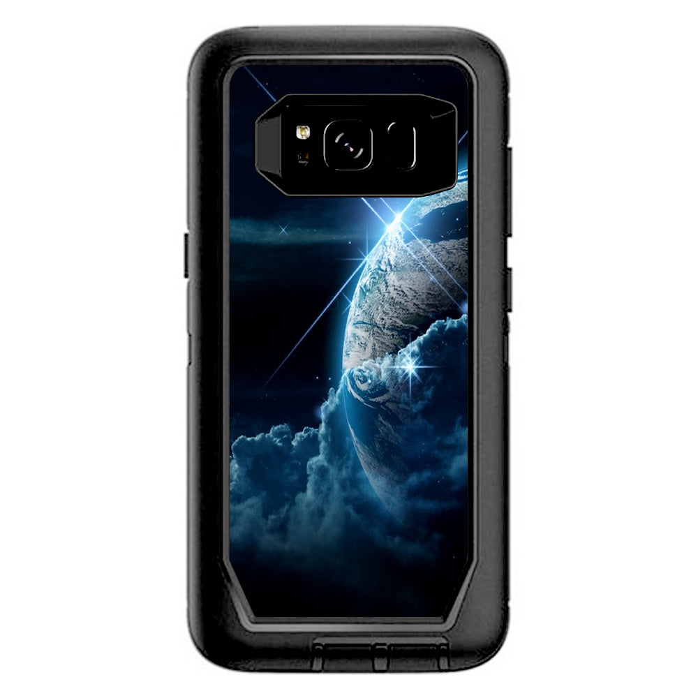  Earth Wrapped In Clouds Otterbox Defender Samsung Galaxy S8 Skin