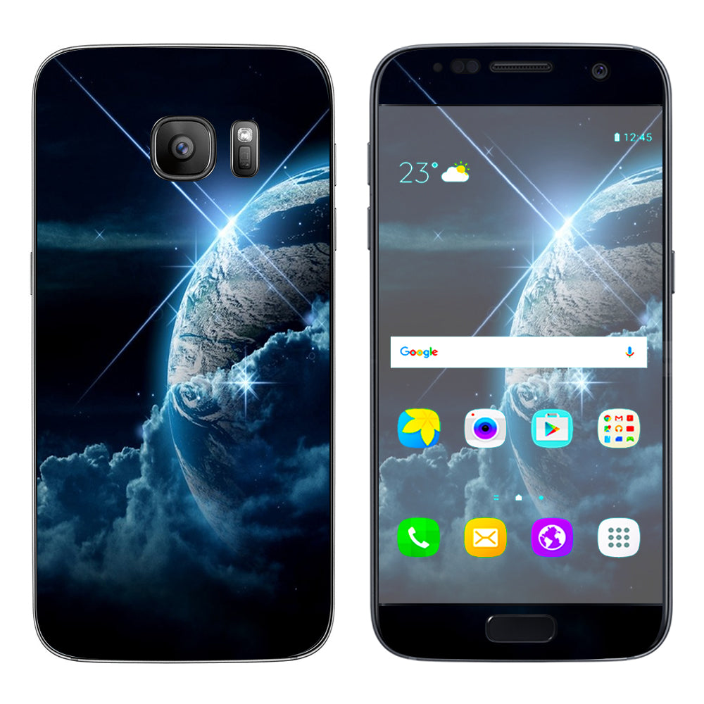  Earth Wrapped In Clouds Samsung Galaxy S7 Skin
