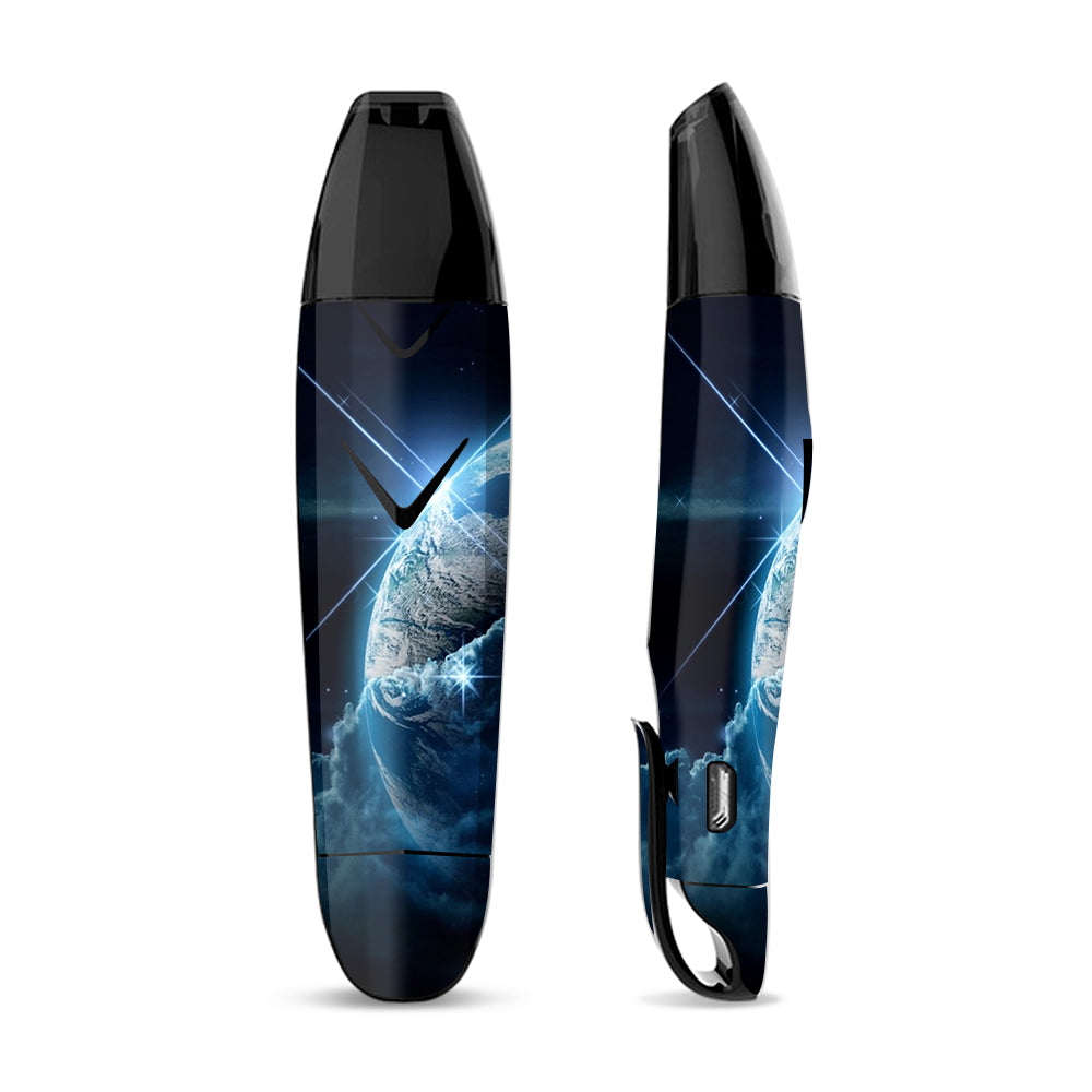 Skin Decal Vinyl Wrap for Suorin Vagon  Vape / Earth wrapped in Clouds
