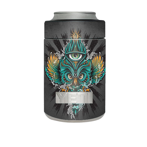  Owl Eye Tattoo Art Yeti Rambler Colster Skin