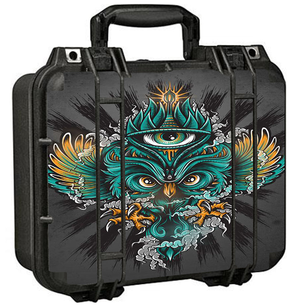  Owl Eye Tattoo Art Pelican Case 1400 Skin