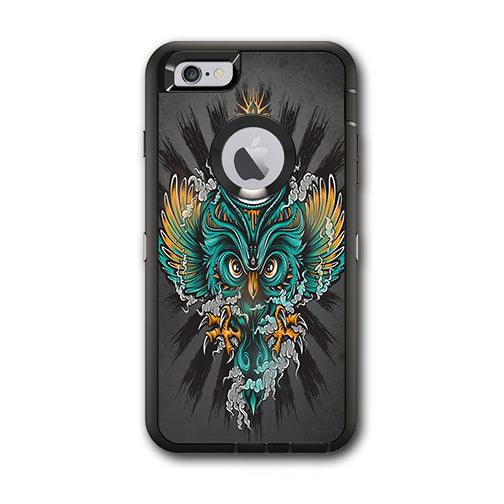  Owl Eye Tattoo Art Otterbox Defender iPhone 6 PLUS Skin