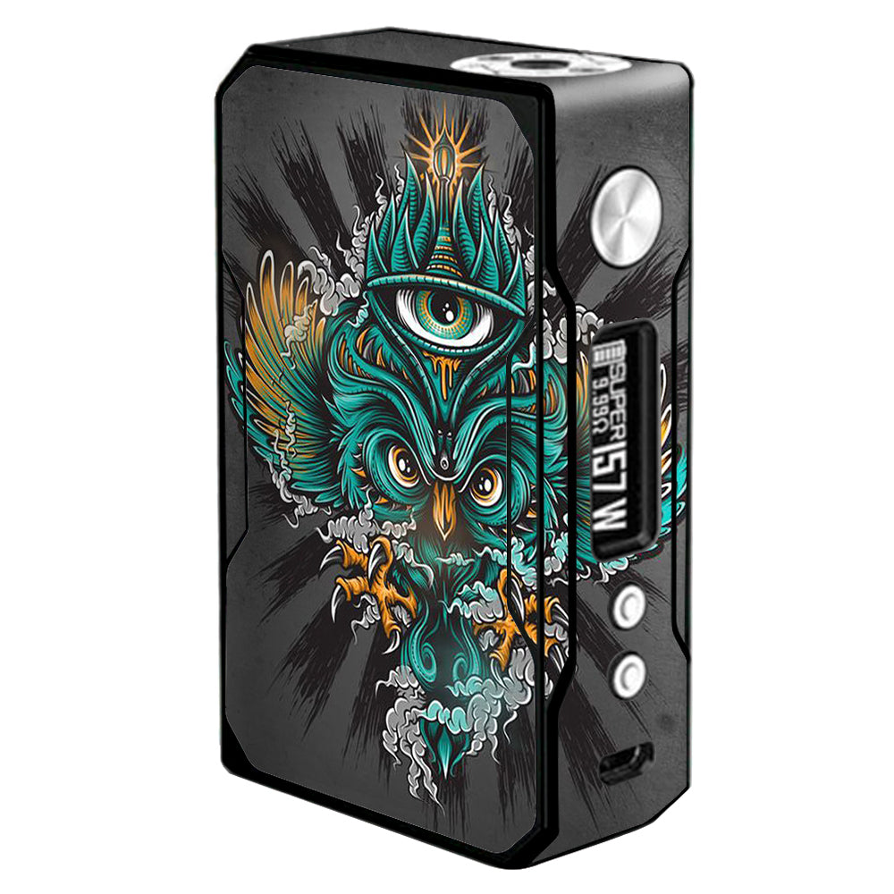  Owl Eye Tattoo Art Voopoo Drag 157w Skin