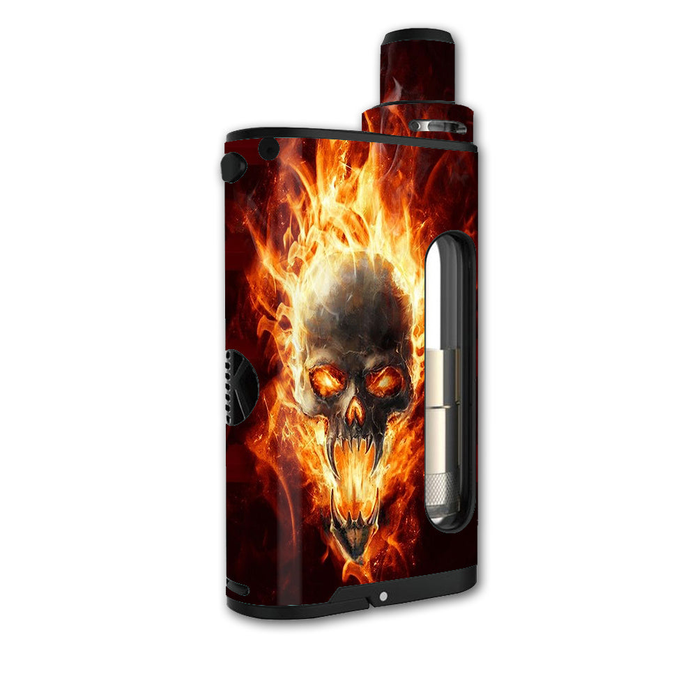  Fire Skull In Flames Kangertech Cupti Skin