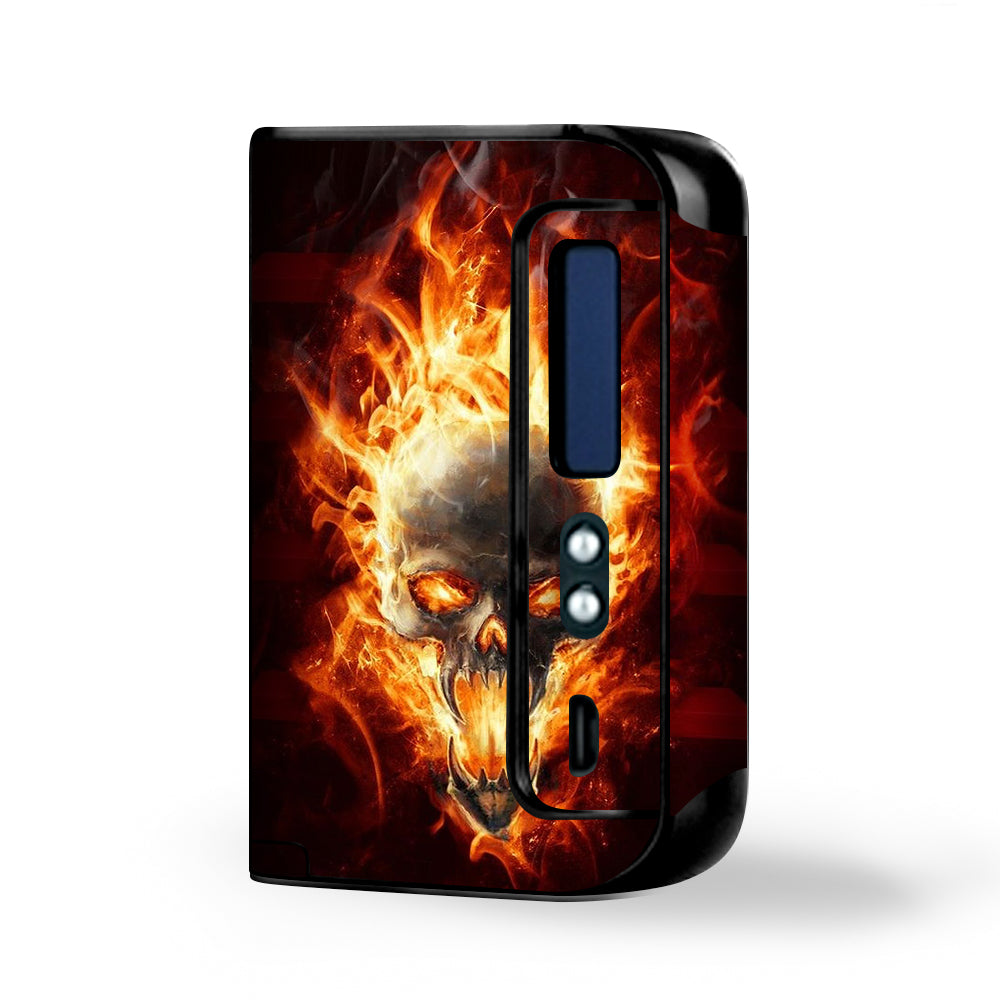  Fire Skull In Flames Smok Osub King Skin
