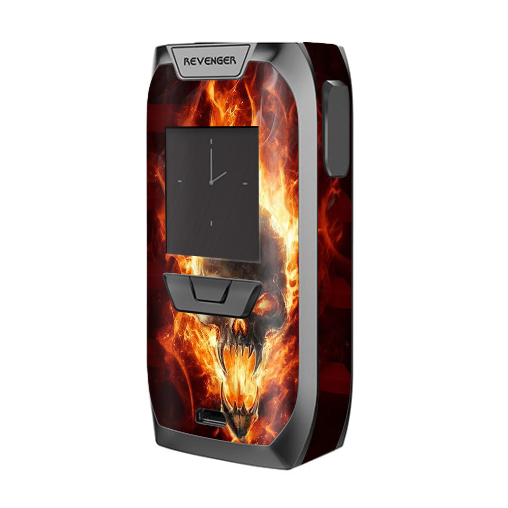  Fire Skull In Flames Vaporesso Revenger Skin