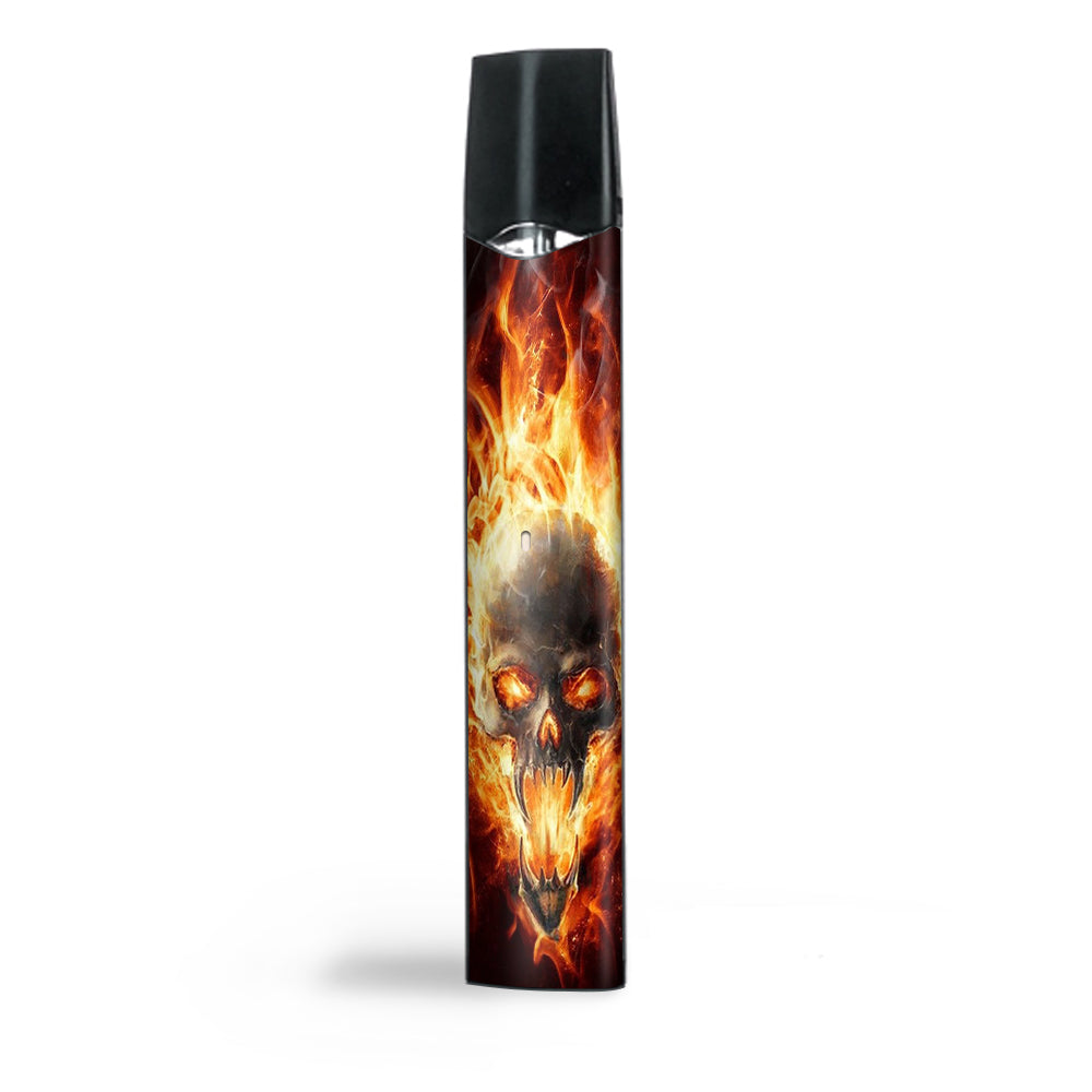  Fire Skull In Flames Smok Infinix Ultra Portable Skin
