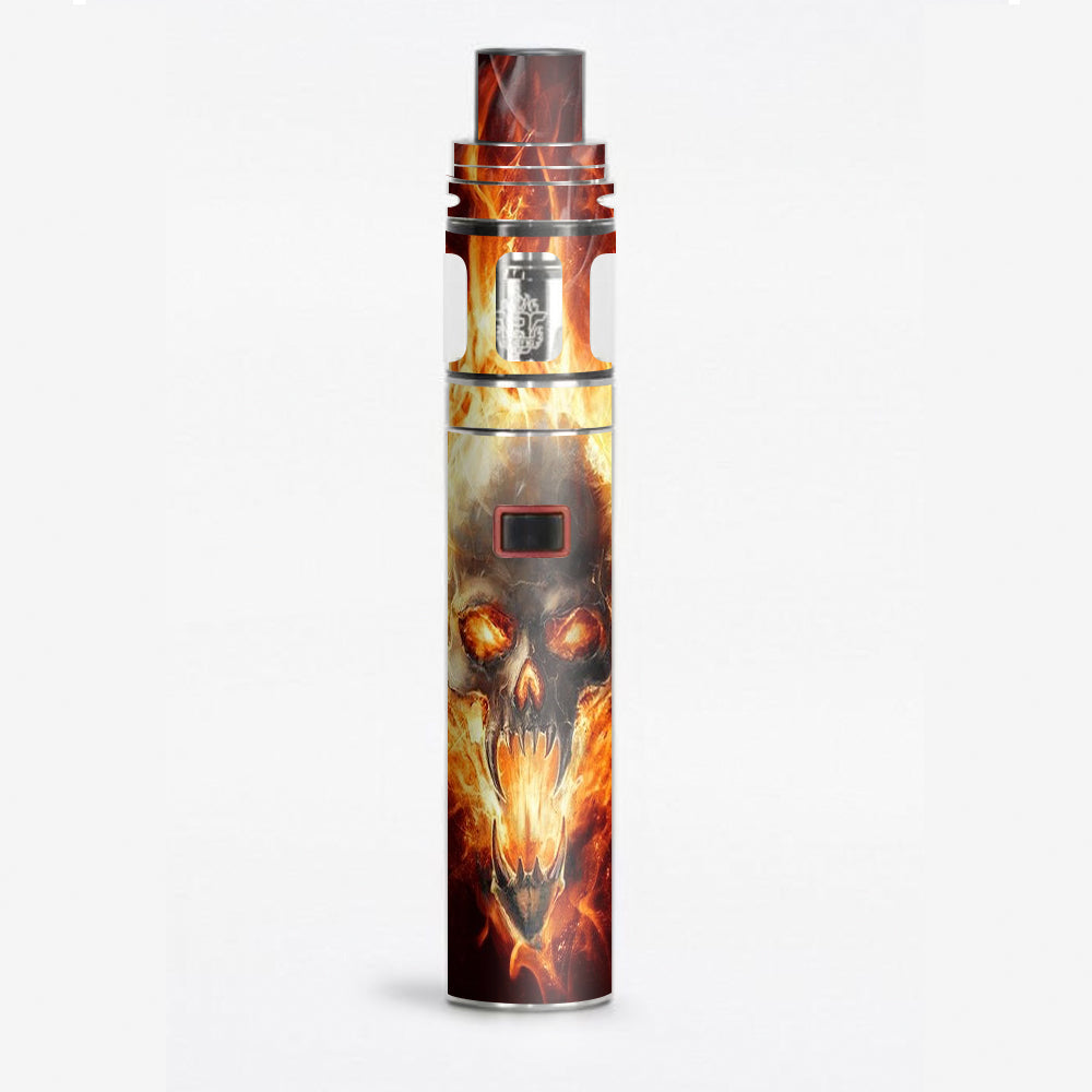 Fire Skull In Flames Smok Stick X8 Skin